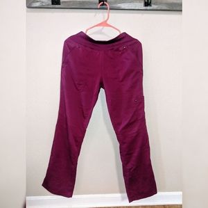 Purple Label Healing Hands Scrub Bottoms in Wine